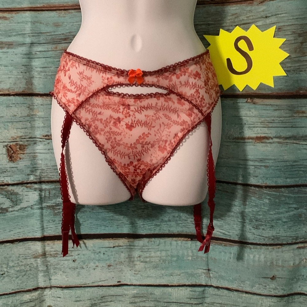 Adore Me | Sz S garter belt panties - new with tags